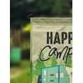 thumbnail image 2 of Printtoo Tan Happy Campers Big Travel Trailer 12.5x18 Inches Double SidedFlagsDouble Sided CampFlagCampsiteFlagPersonalized Camping Flags, 2 of 4