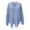 Light Blue, variant on Gkeoshab Sweatshirt Women's Irregular Fringe Detail Open Front Cardigan Sweater - Long Sleeve Draped Cover Up for Boho Chic Style and Casual Outfits Black L