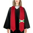 thumbnail image 4 of More design Graduation shawl Burundi Flag & United States Flag Stole Sash Honor Study Aboard International Students, 4 of 8