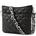thumbnail image 1 of Bandolera acolchada EPEDAL24 Puffy Black para mujer, 1 of 8