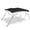 Black, variant on SavvyCraft® 4 Bow Square Tube Boat Bimini Top with Frame & Canvas, 8ft L 54"H 91"-96" W Navy