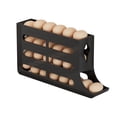 thumbnail image 1 of Xihbxyly Ofertas Relampago Organizadores de Huevos para Refrigerantes de 4 Nives y Ruedas Automáticas, Dispensarios de Huevos En Ahorra Espacio, Estante para 30 Huevos, Dispensarios de Huevos En Gran, 1 of 5