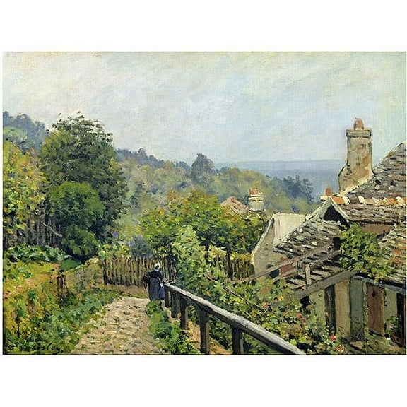 Trademark Art "Louveciennes 1873" Canvas Art by Alfred Sisley
