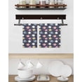 thumbnail image 3 of Easter Bunny Kitchen Dish Towels for Drying Dishes Set of 4, Colorful Eggs Spring Leaves Daisy Navy Blue Waffle Weave Microfiber Hand Tea Bathroom Towels Quick Dry & Absorbent Towel 15.7x23.6, 3 of 7