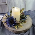 thumbnail image 7 of HomelyJoy Thanksgiving Candle Holder with Large Pumpkins, Cute Berries and Maples, Autumn Floral Centerpiece for Dinner Table, Indoor Home Desktop Decor, 7 of 7