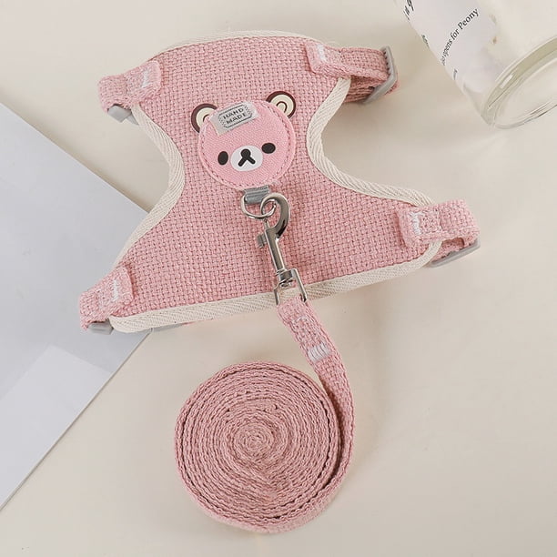 Mascotas , Perros , Gatos , Salir Con Una Correa Para El Pecho , Chaleco Estilo Oso De Dibujos Animados Cuerda De Tracción Gao Jinjia unisex