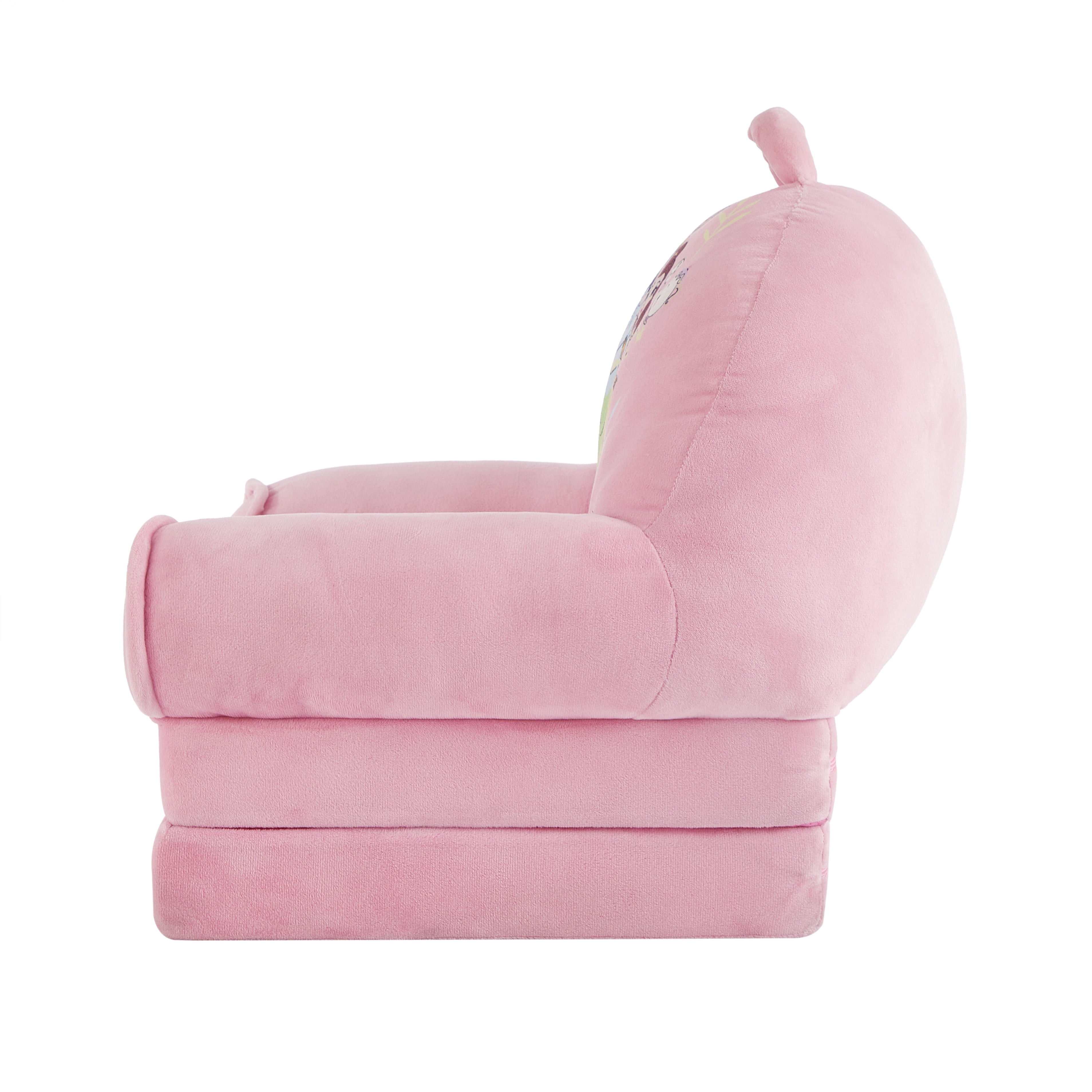 Toddler Princess Blue & Pink Polyester 2-in1 Flip Out Chair