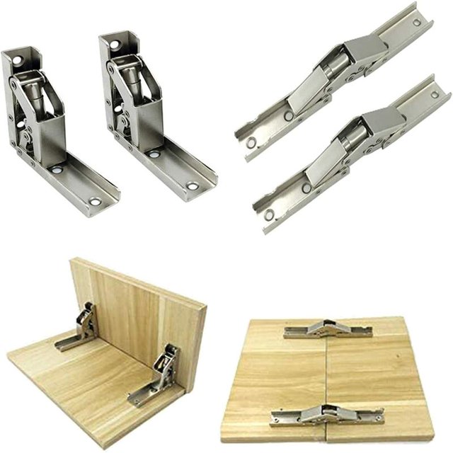 Juego de 4 bisagras de 90 grados, bisagras de puerta de armario ajustables de 90 grados, bisagras de puerta de armario ocultas, para puertas totalmente aplicadas y muebles de armario oso de fresa Electrónica