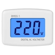 DEWIN DM55-1-EU Voltmetro Digital de CA Electrodomsticos de Alta precisin Enchufe de la UE 230V 50Hz