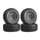 thumbnail image 1 of 4 Piezas 135Mm Metal 2,2 Beadlock Rueda Llanta Juego de NeumáTicos para 1/10 RC Coche de Orugas Axial SCX10 Wraith Capra TRX4 D90, B, 1 of 5