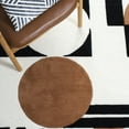 thumbnail image 6 of SAFAVIEH Rodeo Drive Darien Abstract Area Rug, Ivory/Black, 6' x 6' Round, 6 of 8
