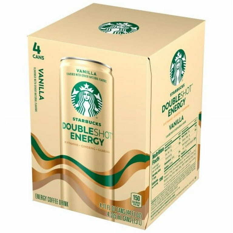 2X - Starbucks DoubleShot Vanilla Energy Coffee Beverage - Walmart.com
