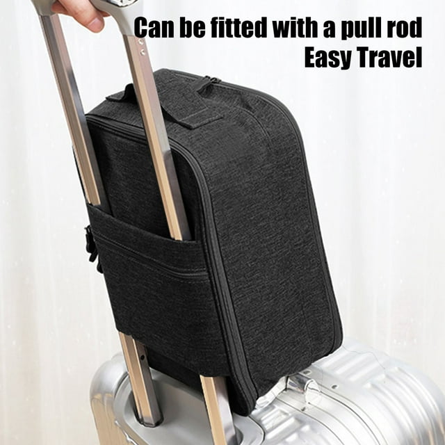 Bolsa Organizadora De Zapatos Resistente Al Agua Para Viajes Y Uso Diario, Color Negro
