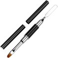 thumbnail image 1 of Dual-ended Poly Gel Brush & Picker, 2 In 1 Design Nail Brush And Spatula, Stainless Steel Gel Nail Brush Tool For Acrylic Nails Extension Gel (black)1, 1 of 5