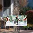 thumbnail image 3 of Hello Winter Cane Corso Frosty Morning Walk Welcome Snowy Christmas Landscape Wood Sign Italian Mastiff Dog Lover Gifts Idea Hanging Wall Home Decor - 02018, 3 of 5