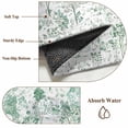 thumbnail image 6 of Round Rugs 6Ft, Green Botanical Round Area Rug Washable Indoor Throw Carpet, Watercolor Spring Floral Summer Soft Non Slip Circle Rug for Office Cabinet Home Decor Aesthetic, 6 of 8