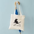 thumbnail image 4 of CafePress - Ski Utah Tote Bag - Unisex Canvas Tote Bag, Beige, 1-Piece, 4 of 6