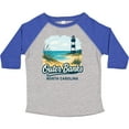thumbnail image 3 of Inktastic Outer Banks North Carolina Beach Scene Boys or Girls Toddler T-Shirt, 3 of 5