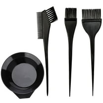 4Pcs Professional Salon Hair Coloring Dyeing Kit - Dye Brush&Comb/Brush/Bowl/Tint Tool
