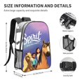 thumbnail image 2 of Spirit: Corre Libre Mochila transparente temática, resistente y duradera, bolsa see-through para trabajo, deporte, universidad y viaje, 31 × 43 cm, 2 of 6