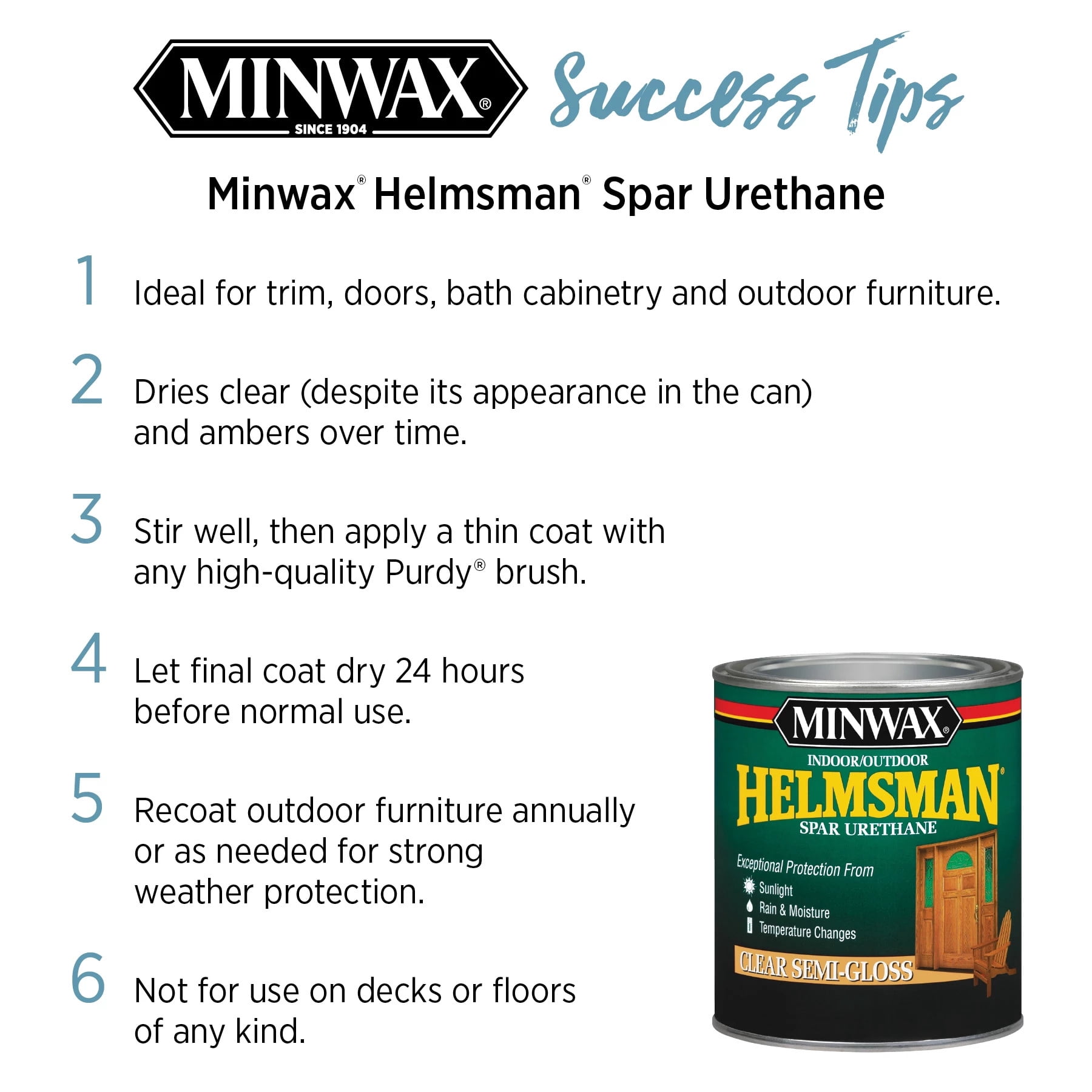 Minwax Helmsman Spar Urethane Aerosol Clear High Gloss 11.5-Oz