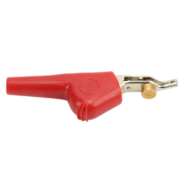 Electrical Clips, 25mm Opening Portable Stripping Free Electrical Test Clamp With Needle For Multimeter Red,Black,Yellow,Green