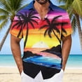 thumbnail image 2 of JSKUMAR Men's Hawaiian Printed Short Sleeve Shirts Tropical Graphic Button Down Holiday Shirt Vacation Casual Beach Outfit Multicolor-22,L, 2 of 7