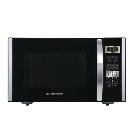 Emerson 1.5 Cu. Ft. 1000W Stainless Steel Convection Microwave Oven with Grill Touch Control