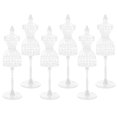 thumbnail image 1 of 6Pcs Mini Dress Form Mannequin Exquisite and Simple Structure for Playtime Use, 1 of 5