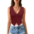 thumbnail image 1 of DGHM Débardeur Sans Manches pour Femmes Y102K Rouge m, 1 of 4