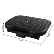 Adjustable Under Desk Footrest,Ergonomic Foot Stool for Under Desk at Work with Massage,3 Height Position 30 Degree Tilt Angle Adjustment,Back Pain Pressure Relief Leg Circulation Office Work Gift
