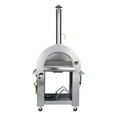 thumbnail image 2 of 32 in. Outdoor Gas and Wood Fired Pizza Oven in Stainless-Steel (KM-OKS-DFPO), 2 of 7