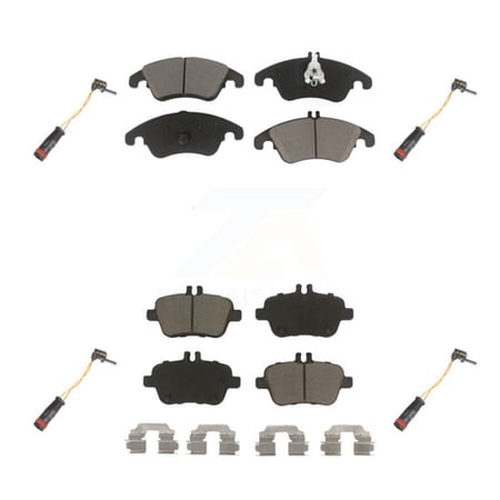 CMX KCW-100271 Brake Pad Sets 4-Wheel Set Front & Rear for MB Mercedes SLK Class