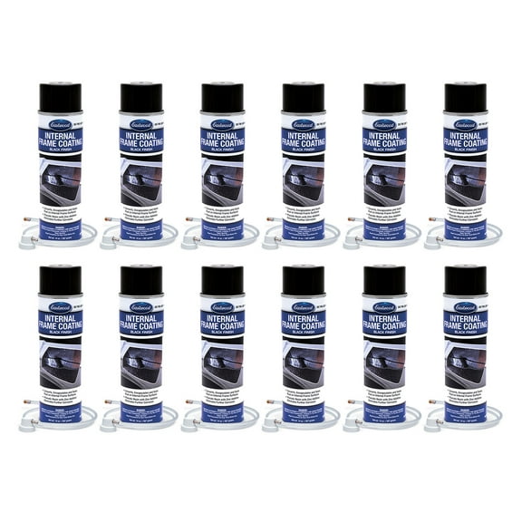 Eastwood Internal Frame Coating Rust Prevention Aerosol Black 12 Pack