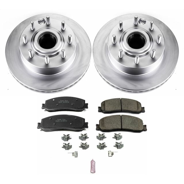 PowerStop Front Geomet Coated Brake Rotor and Pad Kit Fits: FORD Select Models CRK6550