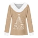 thumbnail image 3 of WILLBEST Playeras Navideñas Mujer Camiseta Informal de Manga Larga y Cuello Redondo Para Las Fiestas. Corte Clásico Disfraces, 3 of 3