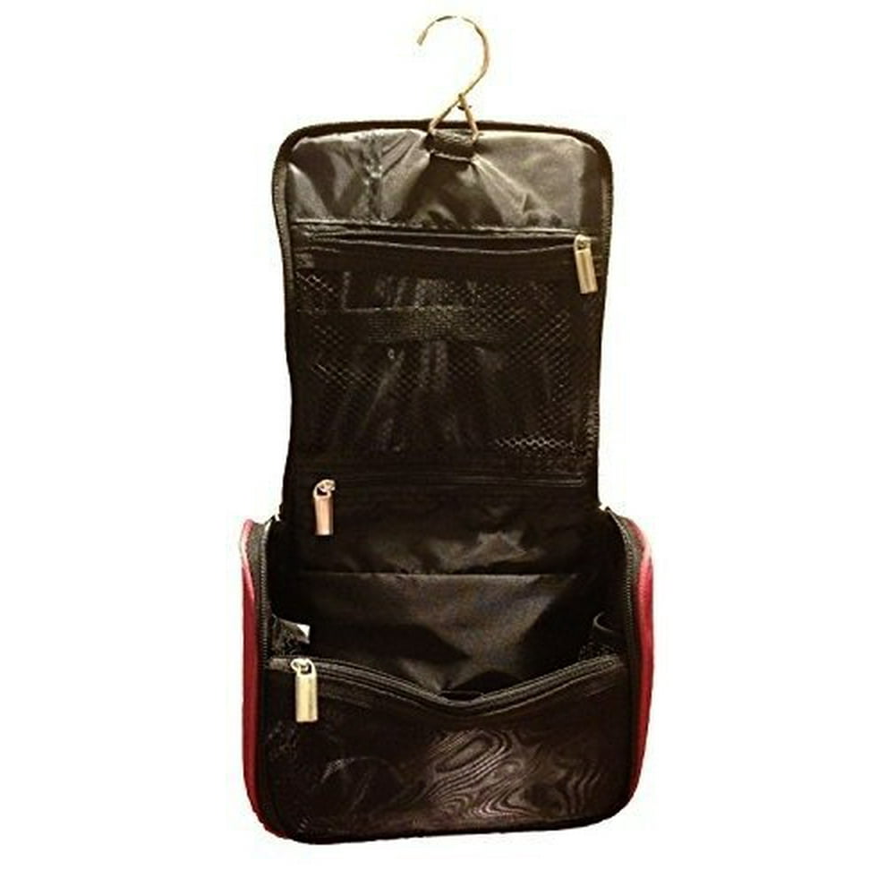 Men's or Women's Hanging Toiletry Bag Travel Bag (Red)