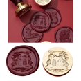 thumbnail image 2 of Witch Pumpkins Wax Seal Stamp Plant Sealing Wax Stamp for Card Envelope Scrapbooking Letter Invitation Decorations, 2 of 4