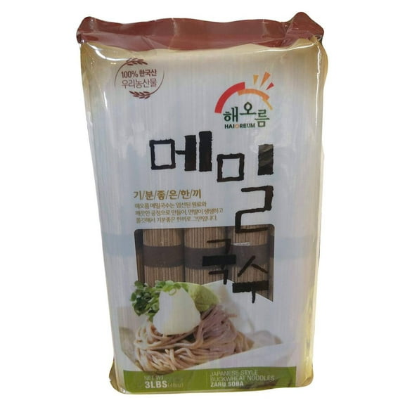 Haioreum Zaru Soba Japanese Style Buckwheat Noodles, 3 Pounds, (Pack of 1)