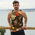 thumbnail image 6 of Salouo Elegant Still Life Roses for Men's Tank Tops,Sleeveless Muscle Shirts for Men Quick Dry Workout Tank Top Gym Muscle Tee Fitness Bodybuilding Sleeveless T Shirt-X-Large, 6 of 7