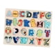 thumbnail image 5 of Rompecabezas para niños, tablero de clasificación de letras, bloque sensorial multifuncional, rompecabezas a juego de letras de animales para, 5 of 9