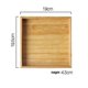 thumbnail image 2 of Bandeja de bambú antideslizante para baño, accesorios de baño de bambú premium, bandejas de baño, 2 of 5
