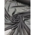 thumbnail image 6 of Lurex stripe silk chiffon 54” wide beautiful black  gold stripe silk chiffon., 6 of 8