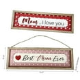 thumbnail image 2 of IH Casa Decor Encadré En Bois" Mom" Cintres Asstd - Ensemble De 2, 2 of 3