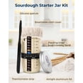thumbnail image 2 of Lorzon Silicone Proofing Baskets with Sourdough Starter Jar Kit, 9" Round & 10" Oval Foldable Banneton Baskets, Sourdough Bread Baking Supplies, 2 of 7