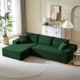 thumbnail image 4 of Modular Sectional Sofa Set, Modern L-Shape Fabric Couch, Free Combination Upholstered Sleeper Sofa, 4 of 7