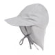 thumbnail image 2 of Kids Baby Boys Girl Flap Sun Protection Swim Hat Cap S Gray, 2 of 5