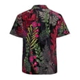 thumbnail image 3 of High Quality Hawaiian Shirts for Men Short Sleeve Aloha Beach Shirt Floral Summer Casual Button Down Shirts Blouses 77G6NS, 3 of 7