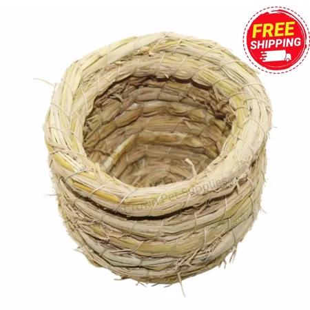 CRESTIN- Birdhouse Nest Bird Breeding Nest Eggs Container For Caged And Outside Birds CRESTIN- Birdhouse Nest Bird Breeding Nest Eggs Container For Caged And Outside Birds