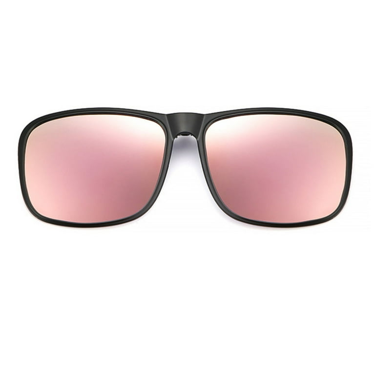 Vintage Square Polarized Sunglasses Women 2 In 1 Clip On Driving Sun  Glasses Anti Blue Light Glasses Frame TR90 Magnetic Eyewear